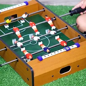 Mini Mesa (Totó) - Jogo de Futebol de Mesa Portátil para Casa e Escritório, Compacto para Bancada