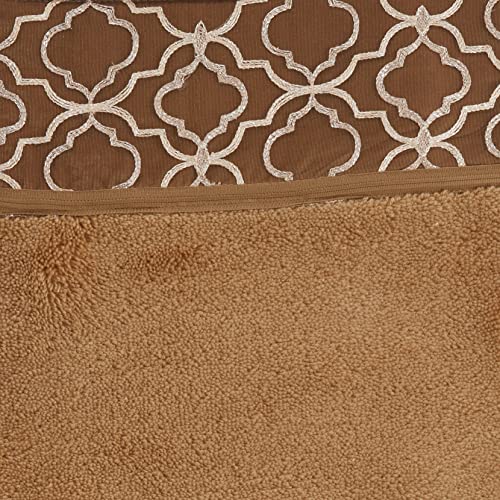 Popular Bath Contour Bath Rug, Spindle Collection, 23" x 10.5", Gold, Contour Rug - Image 4