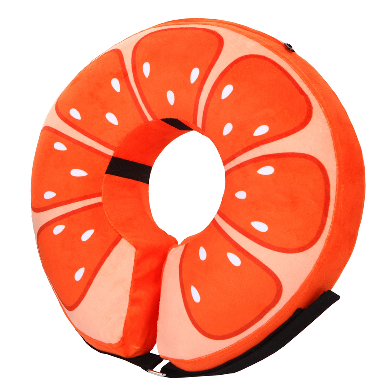 Inflatable Dog Donut Collar, Soft Recovery Cone for Large, Medium & Small Dogs & Cats - Adjustable E Collar, Does Not Block Pet Vision