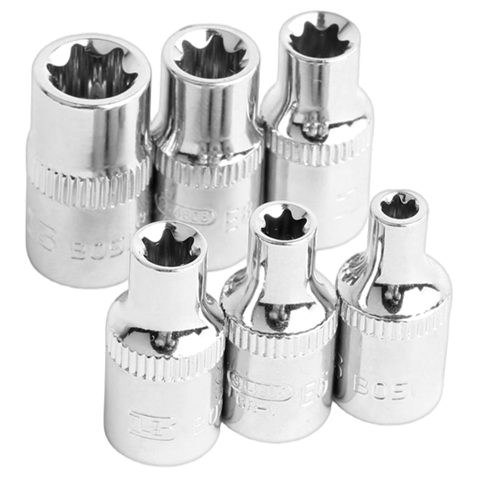Hdoytxxm 6Pieces Compacts 1 / 4Inch Drive Socket Ratchets Wrench Hexes Set With Storage Case Resistant Materials Wrench Set