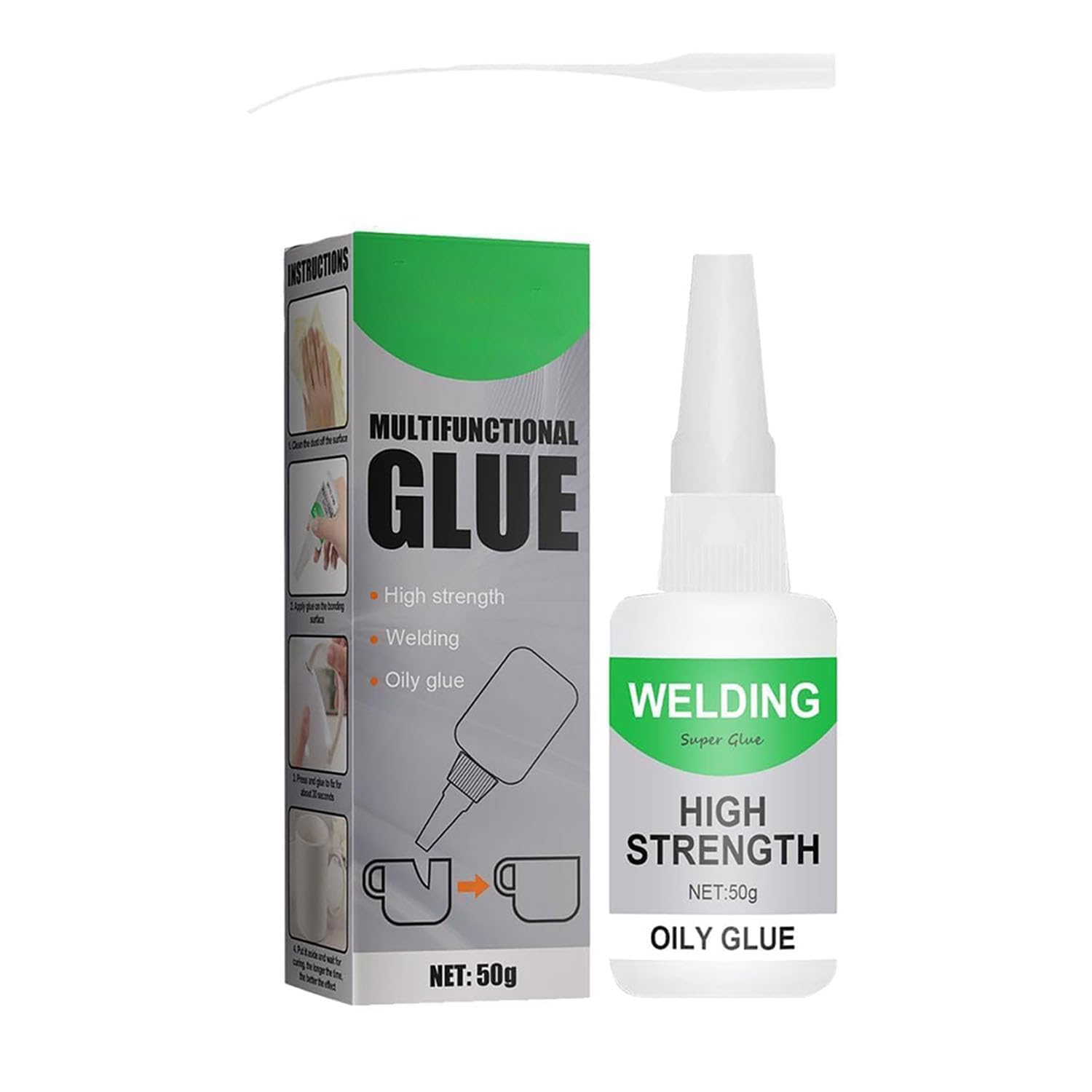 Krish Mart Welding High-Strength Oily Glue - Waterproof Powerful Universal Instant Adhesive Super Glue, For Furniture Multifunctional Glue Strong Ceramic Tile Glass, Wood Metal Repair Glue (30g)