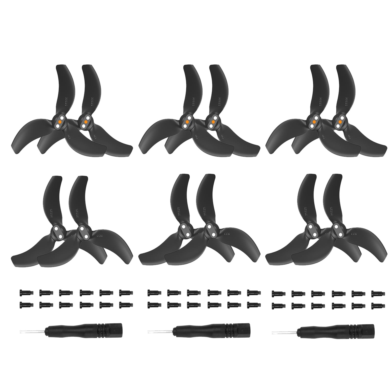 Generic (12Pcs) Avata 2 Propellers Blades Low Noise Wings Quick Replacement Spare for DJI Avata 2 Drone Accessories