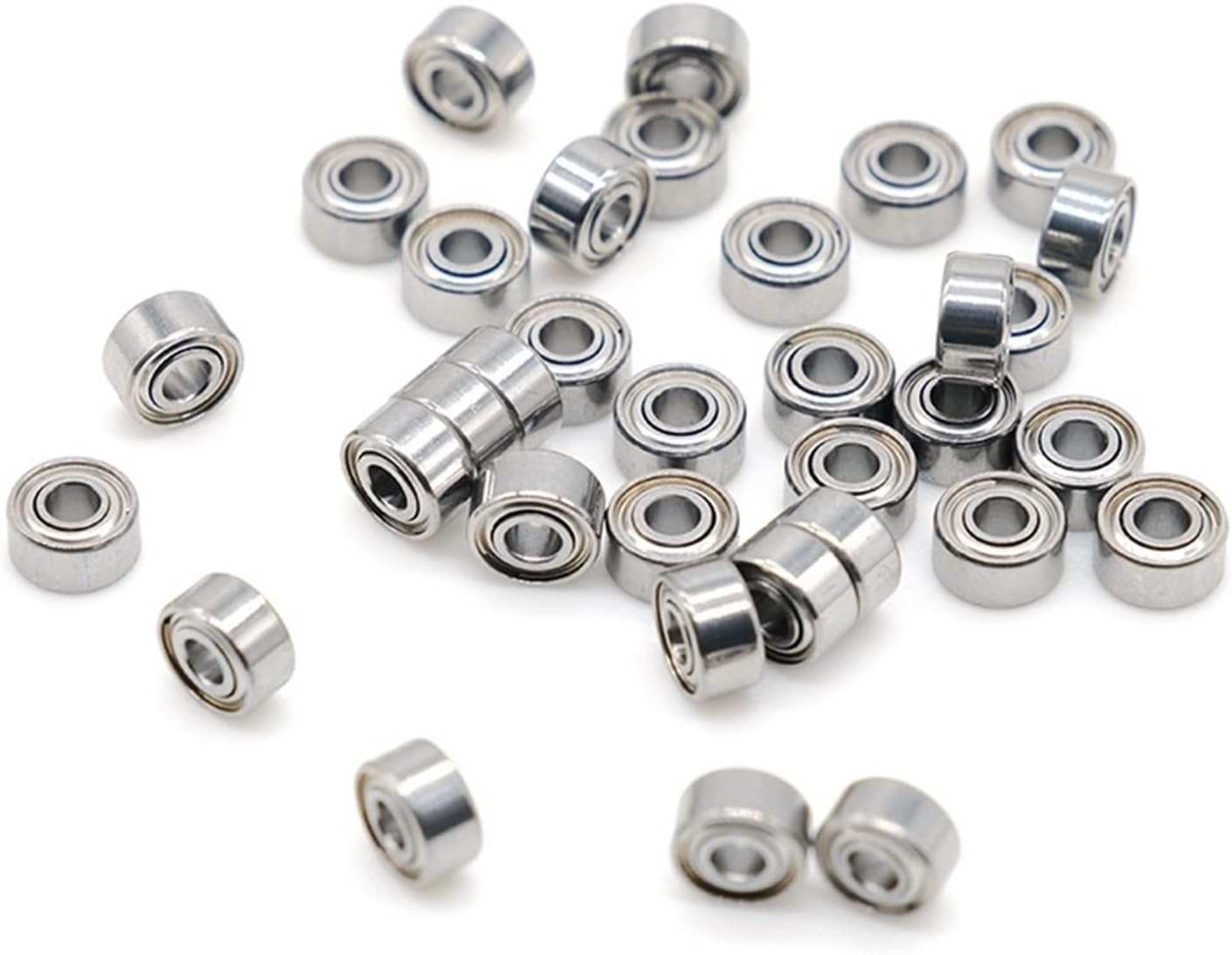 Precision ABEC-7 (10PCS) Miniature Bearing MR52ZZ 2x5x2.5 mm Bearing Steel High-Speed Toy Motor Model Small Bearing