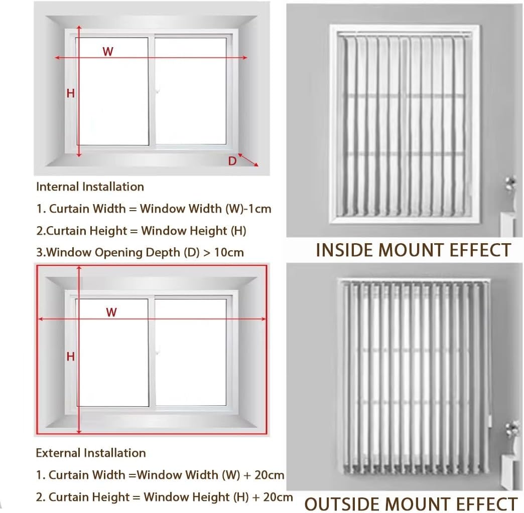 Vertical Window Blinds for Sliding Glass Doors, Vertical Blinds for Home, Light-Filtering Verticle Blind for Patio Door & Large Windows, White Texture Fabric, Cordless(W16 xH31)