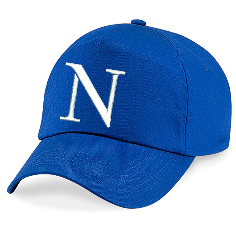 4Sold Boys N Childrens Embroidery Cotto Summer Su Hat Uv 200 Childre School Kids Caps Hat Sport Alphabet A-Z Girl Adjustable Baseball Royal Blue Avy