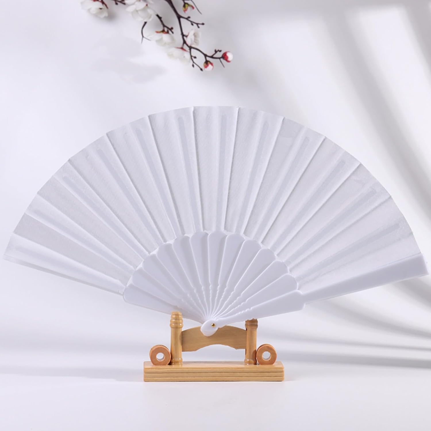 Personalized Photo Hand Fan,Customized Plastic Folding Fan with Advertising Logo Print for Promotion or Decoration (20PCS)