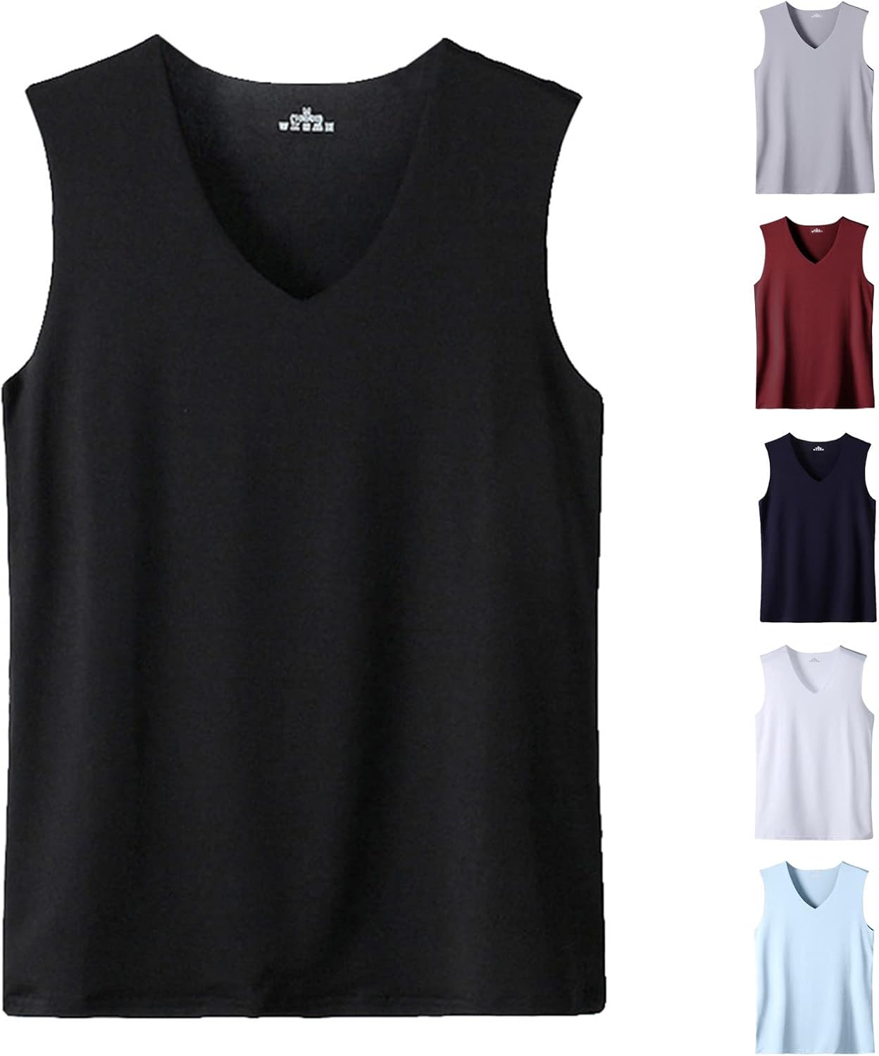 Ymosrh Men's Tank Tops Quick Dry Sport Bodybuilding Gym Athletic Workout Sleeveless T-Shirts, L-5XL