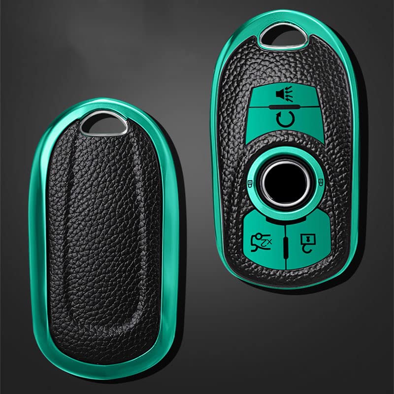 Ontto Autoschlüssel Hülle Fernbedienung Cover Für Opel Vauxhall Astra Insignia Mokka Zafira Corsa Merova Karl Viva ABS Schlüsselhülle Schlüsselanhänger Schlüssel Schutz Etui 2 Taste-Blau