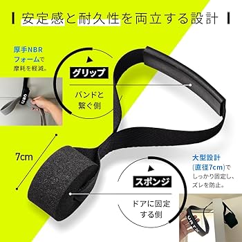 Amazon.co.jp: VRTX ドアアンカー 筋トレ 自宅 トレーニングチューブ