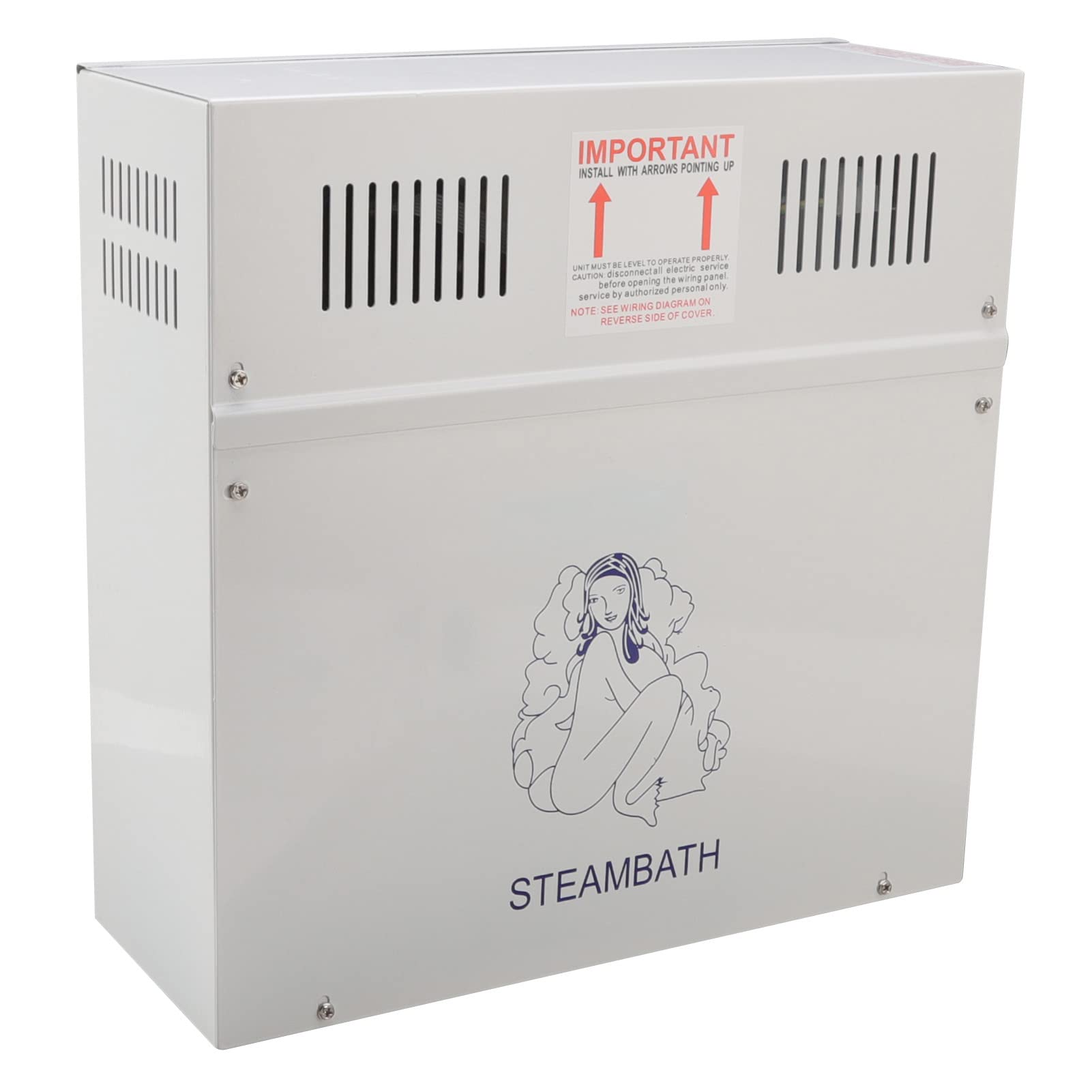 Acouto 6KW 220–240 V Maszyna do łaźni Parowej Generator Pary do Domowego Systemu Prysznicowego Funkcja łaźni Parowej Zapobiega Niedoborom Wrzenia Pary Woda Wysycha i Ma tę wodną łaźnię parową