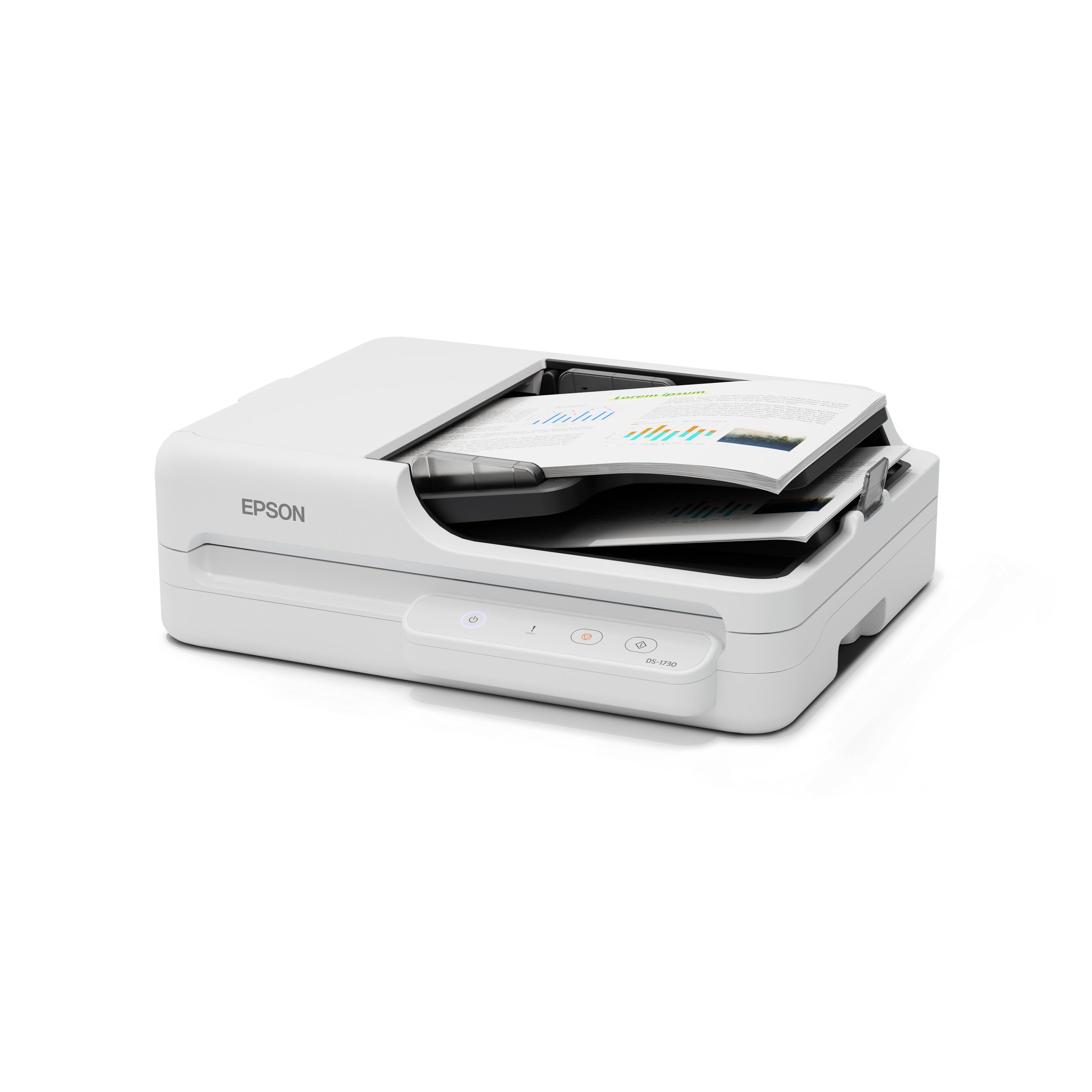 Epson Workforce DS-1730 Scanner Compact à Plat pour Petites Entreprises et Bureaux à Domicile