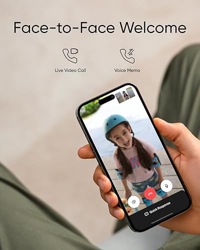 Miniatura 5 de eufy Security Timbre de video C31 con timbre adicional, 2K FHD, alimentado por batería o cable, fácil de instalar, videollamada en vivo, grabación