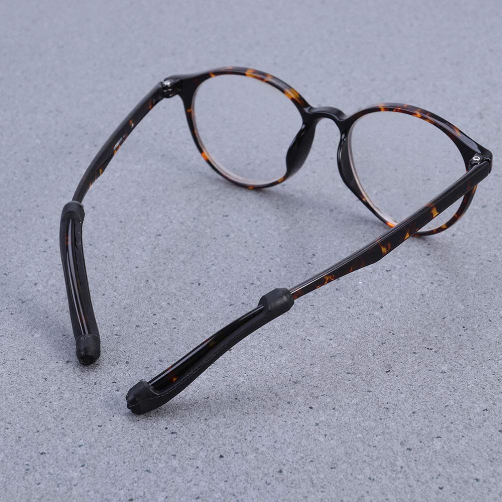 EXCEART 10 Pares Gafas De Silicona Antideslizante Anteojos Oreja Calcetines Fundas De Silicón Para Patillas De Anteojos Empuñaduras De Oreja De Anteojos Oído Gel De Sílice Herramienta