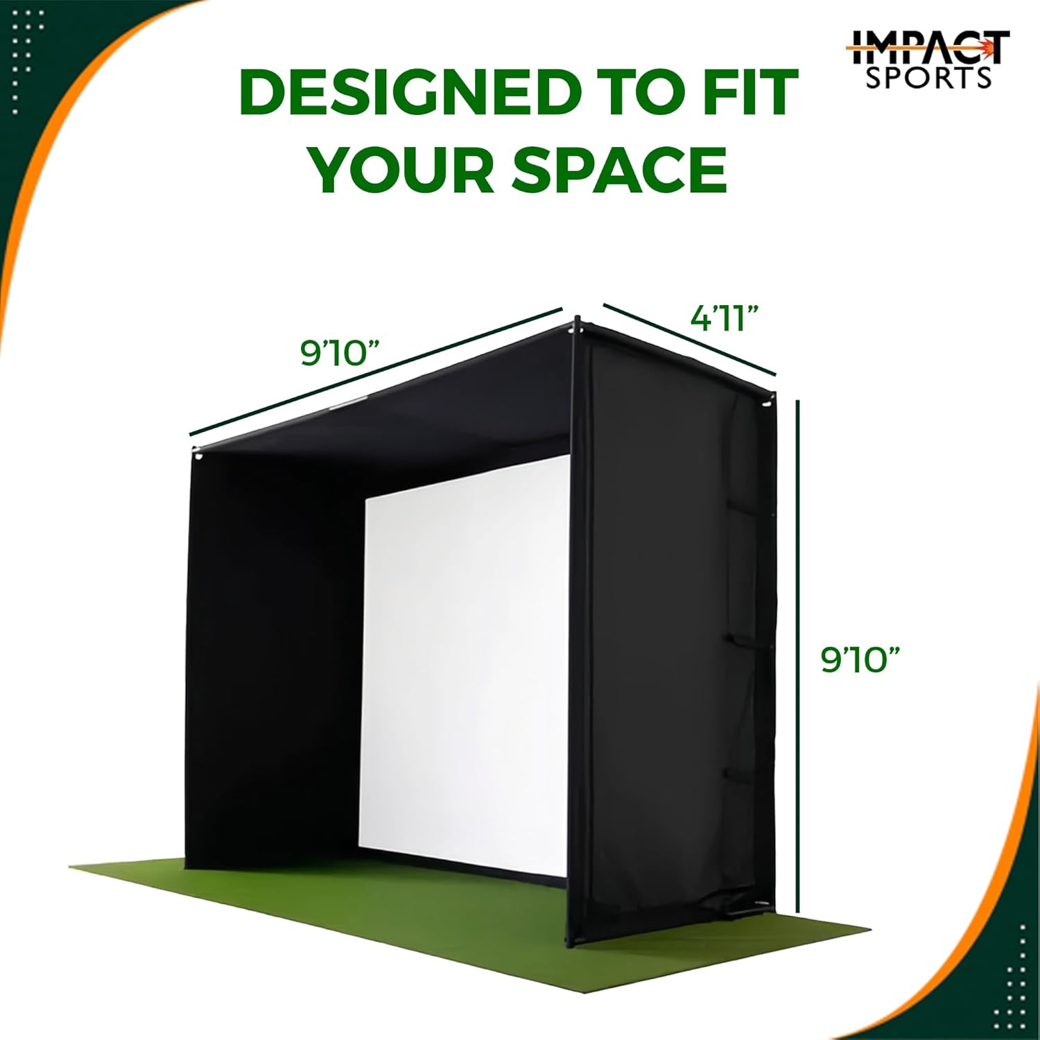 DIY Golf Simulator Enclosure – Integrated Home Golf Simulator Setup for Golfers