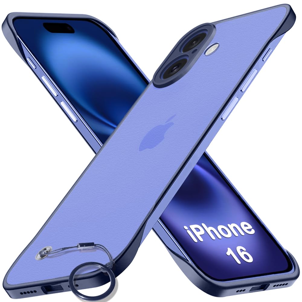 TheGiftKart Hybrid Ultimate Slim Back Case Cover for iPhone 17 | Lightweight Profile | Frosted Matte Translucent Hard Back Case Cover for iPhone 17 (PC & TPU, Black Sides) — Amazon image 31