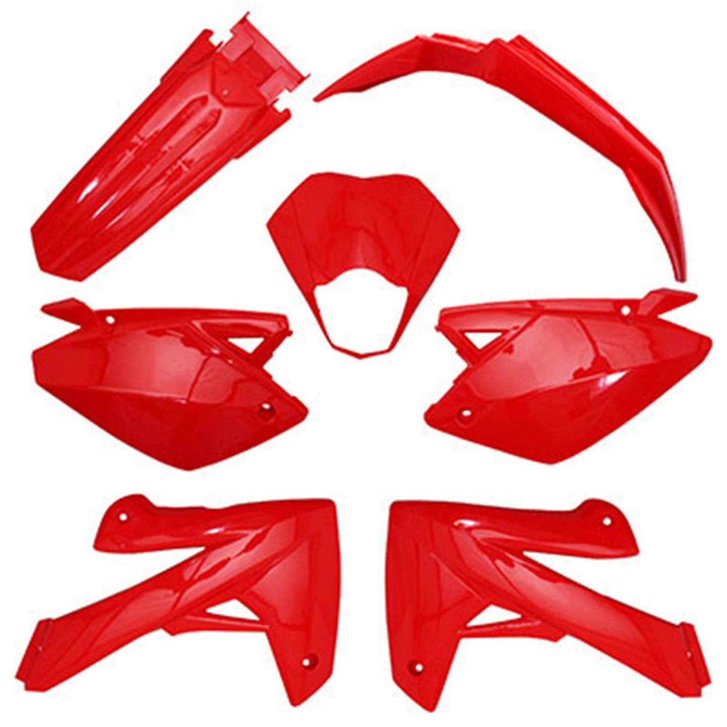 P2R (Motorisé) Kit Carenature Rieju 50 MRT 2009-2018-rouge