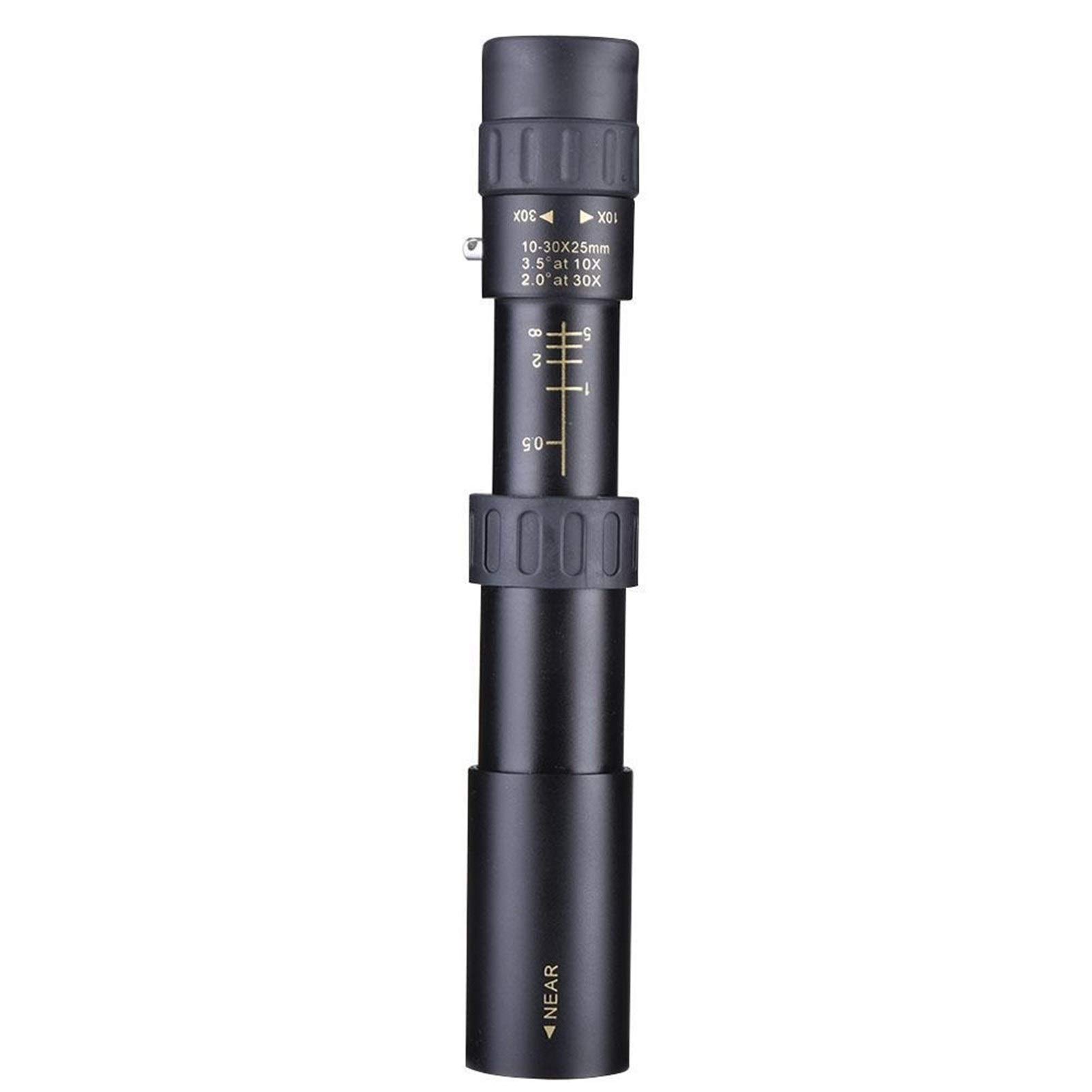 Télescope monoculaire Portable à Zoom Optique portatif, Lunette de visée pour Voyage en Plein air, Observation des Oiseaux, Camping, Lunettes 10-30X25 (1)
