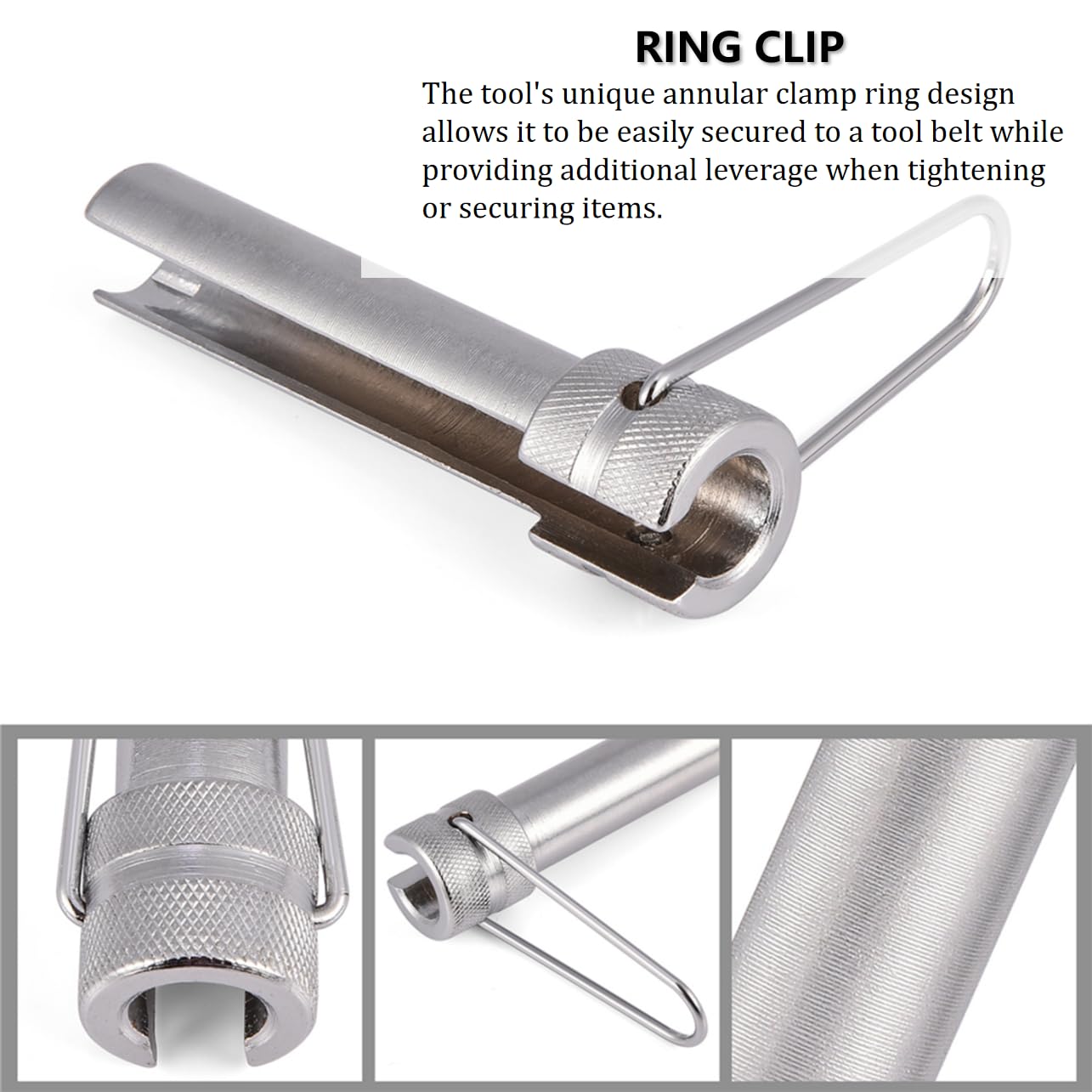 BONKZEBU 78mm CATV Security F Connector Remove Tool Removal Wrench Tool Gripping Tool Coaxial Cable Connector Tool for RG6 RG59 RG11 - Image 4