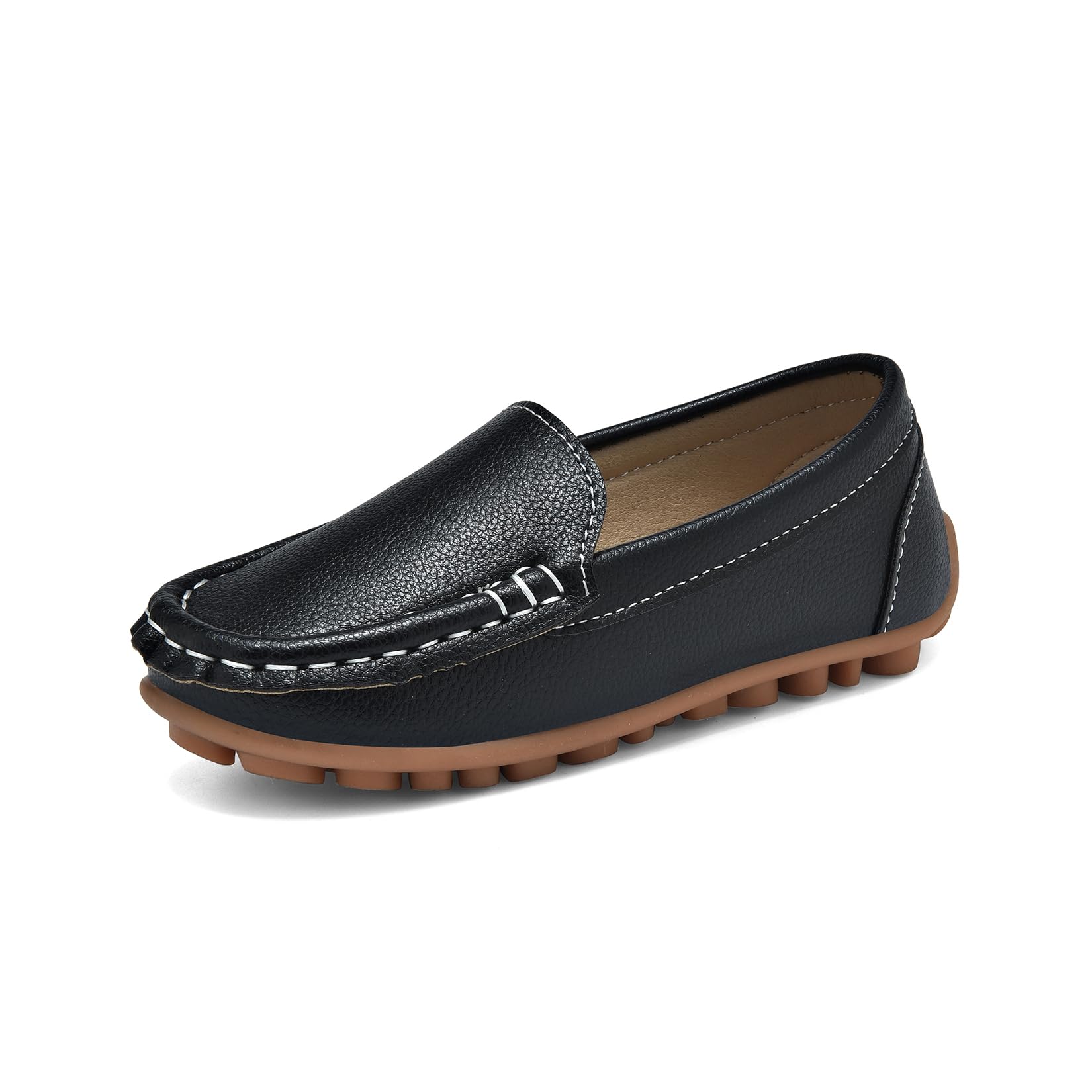 Mocassins pour Enfant PU Cuir Bateau Chaussures Garçon Mode Oxford Chaussures Fille Décontracté Confortable Mocassin Plate Loafers