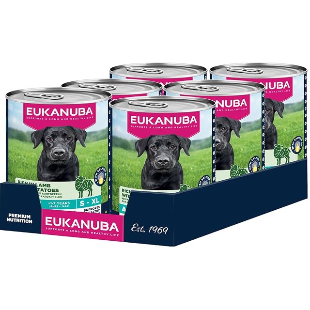 Eukanuba - Comida húmeda para perros adultos Eukanuba cordero con patatas 400 g