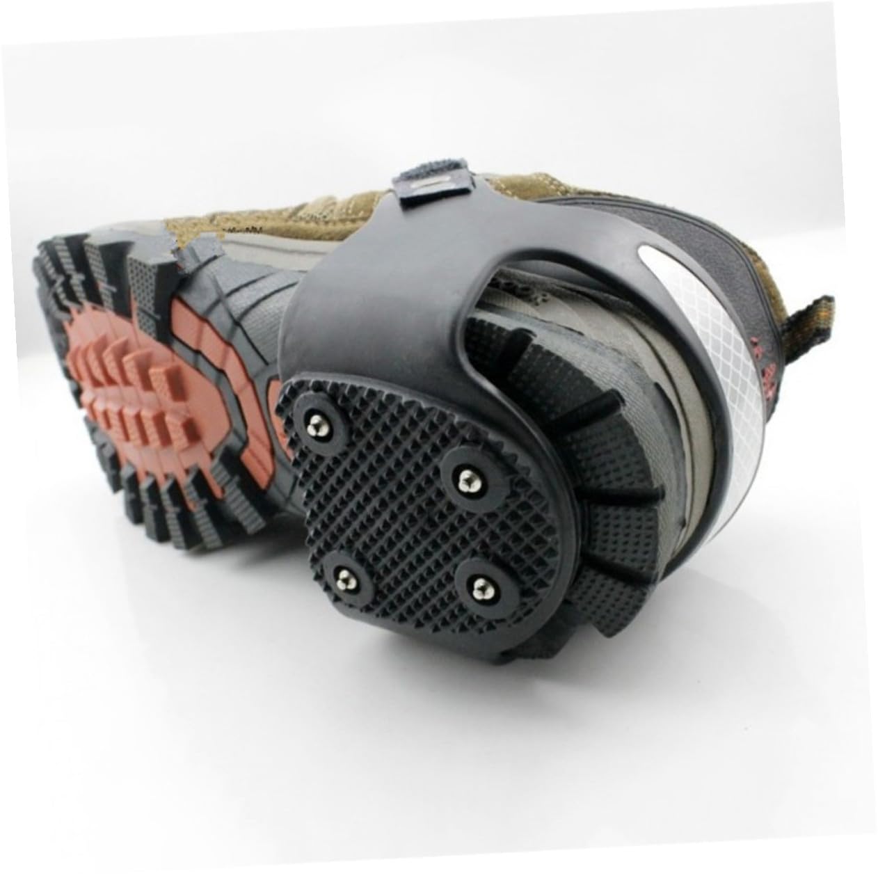 GALPADA 1 Paires 5 Bottes Pour L'Hiver Crampons Chaussures D'Extérieur Chaussures Antidérapantes Crampons À Glace Antidérapants Chaussures Antidérapantes Équipement D'Escalade Chaussures