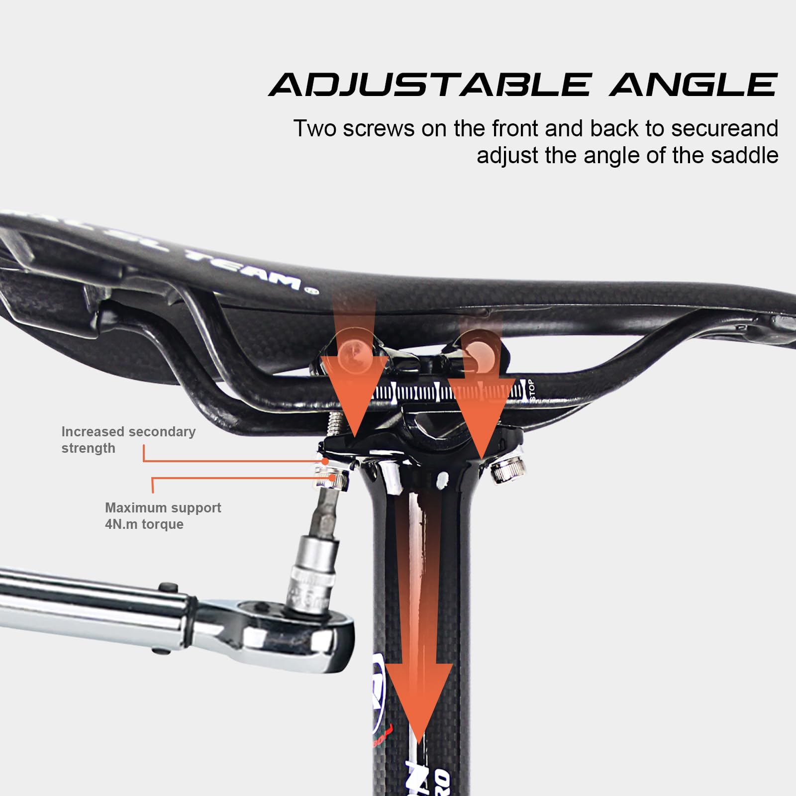 RXL SL Tijas Tubo de Asiento Tija de sillín de Fibra de Carbono Bicicleta de Carretera MTB Bike Part Puesto de Asiento (30.8 * 350mm)