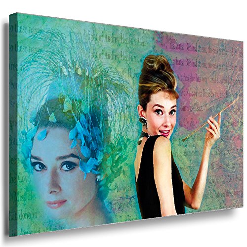Julia-Art Bilder - Audrey Hepburn Wandbild Quotes Sprüche Zitate...