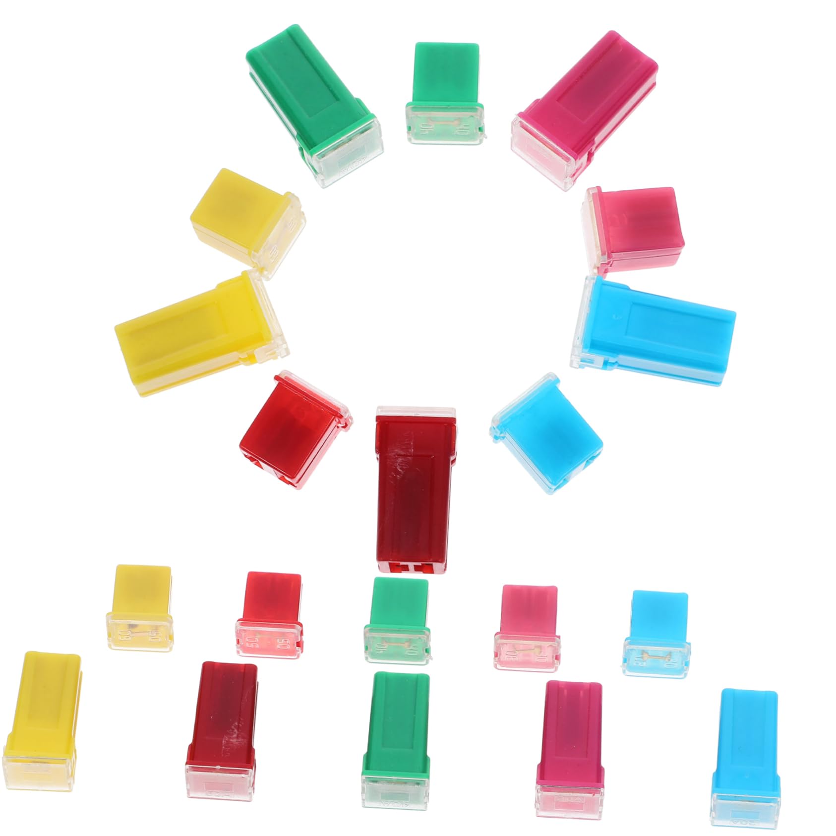 PartyKindom 80pezzi Kit Assortimento Fusibili Per Auto Fusibili Per Installazione Facile e Compatibilità Auto