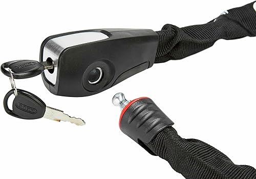 Miniatura 2 de ABUS Steel-O-Chain 8807K - Candado de cadena de acero endurecido flexible para bicicleta, nivel de seguridad ABUS 3.1-33.5 in, color negro