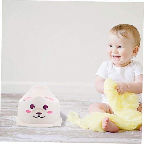 Miniatura 3 de Beatifufu 1 inodoro portátil para entrenamiento grueso para viajes, diseño ergonómico ligero para el hogar y uso con sello gris