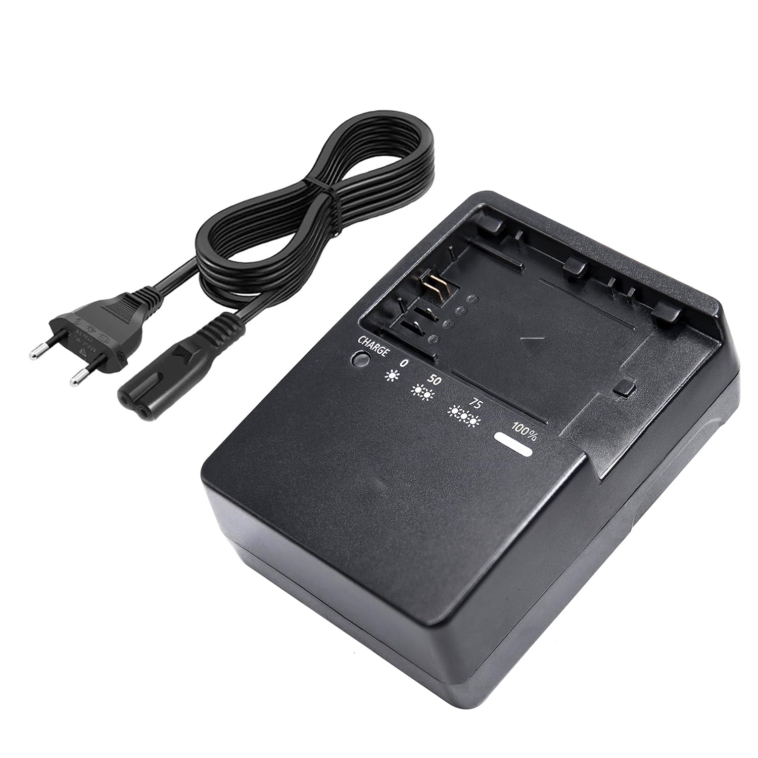 LP-E6 LP-E6N Caricabatterie Compatibile conCanon EOS, EOS R, 90D, 80D, 70D, 60D, 6D Mark II, 7D Mark II, 5D Mark IV, III, II, 5DS, 5DS R