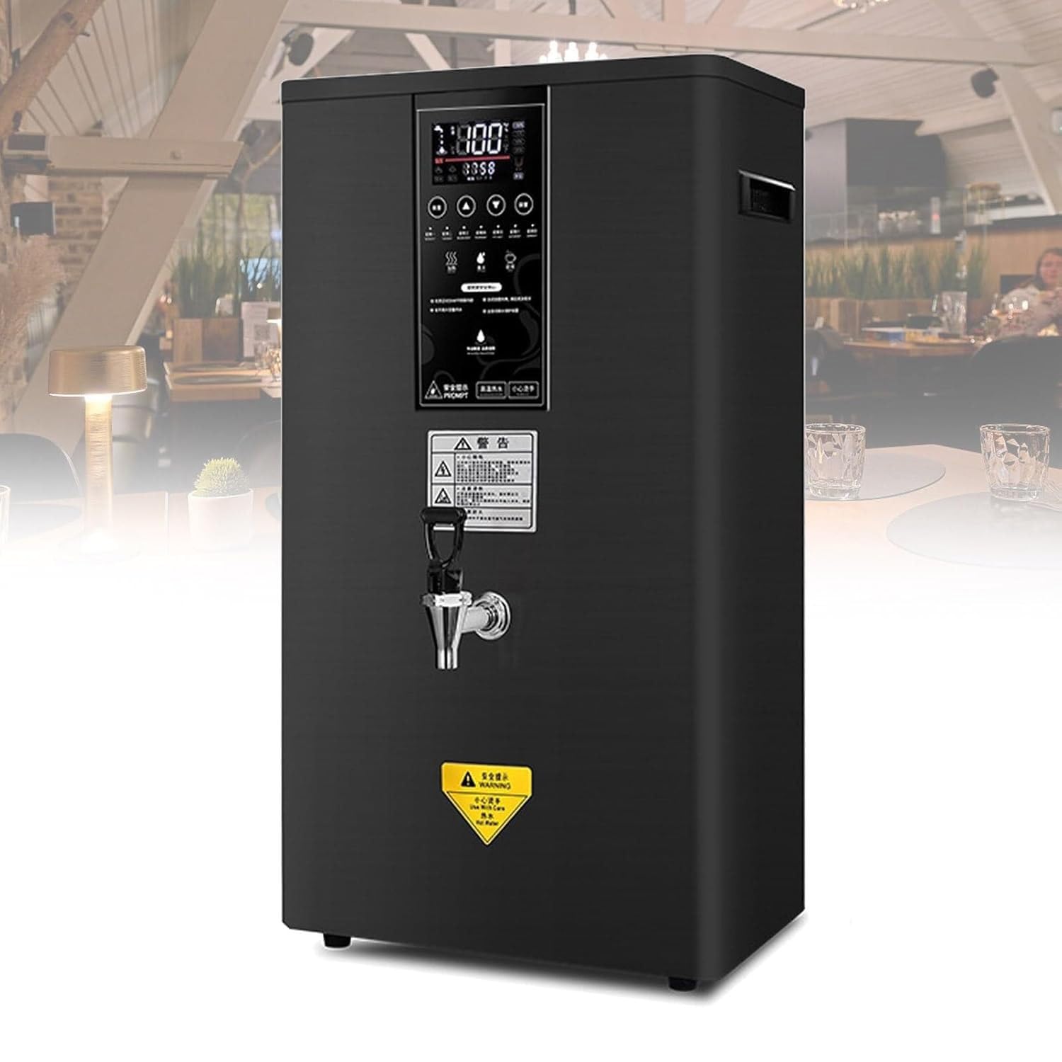 Electric Instant Hot Water Dispenser - Commercial Step-Heating Boiling Water Machine for Home Office, Wall-Mounted Kettle with 50L/H Capacity