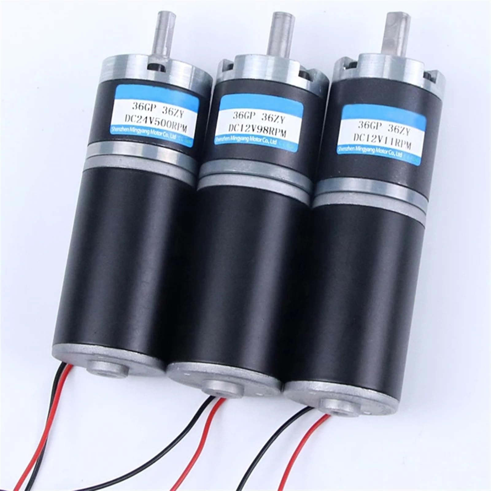 Motoriduttore epicicloidale Reversibile a velocità Regolabile, 12 V 24 CC, Coppia Elevata, Bassa rumorosità, Lunga Durata, 36-36ZY(6mm Only Motor,24V 37RPM)