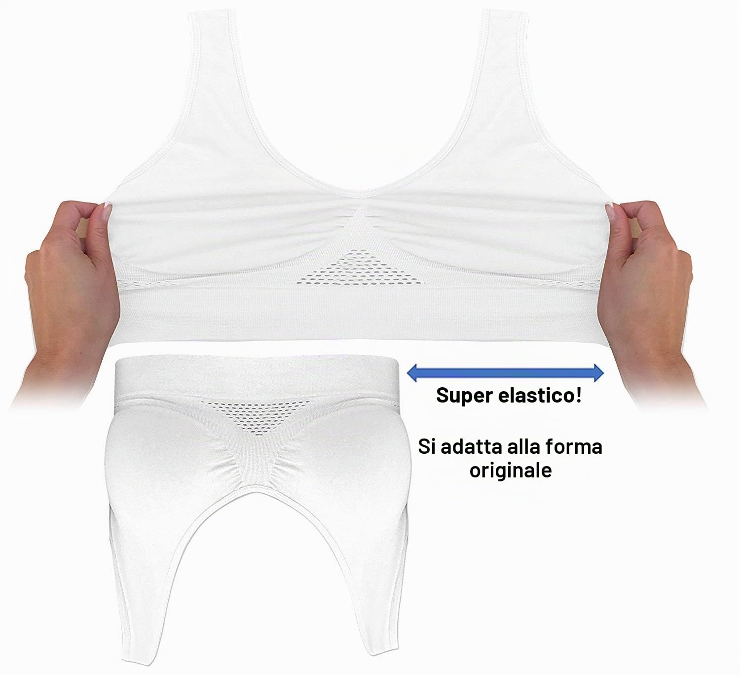 Reggiseno Senza Cuciture con Raffreddamento ad Aria Confortevole Senza Ferretto in Confezione da 4 Pezzi Ideale Mentre dormi, Mentre Fai Sport, Mentre lavori o nel Tuo Tempo Libero