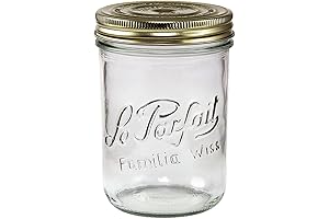 Le Parfait Jars: Glass Food Storage for Canning, Meal Prep, and Crafts