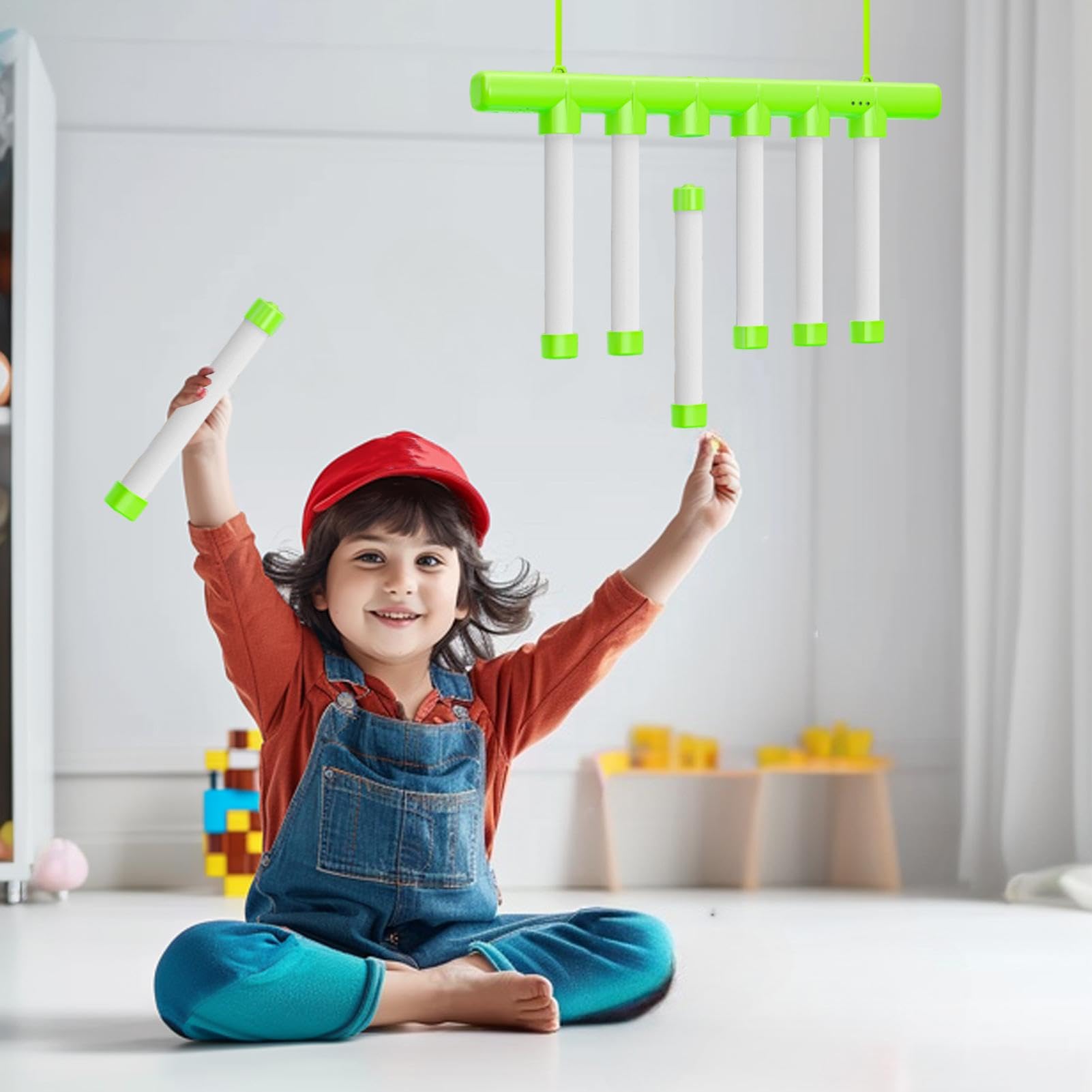 Jeu De Réflexe Bâtons Tombants – Coordination œil-main – Rechargeable – 3 Vitesses – Dès 5 Ans