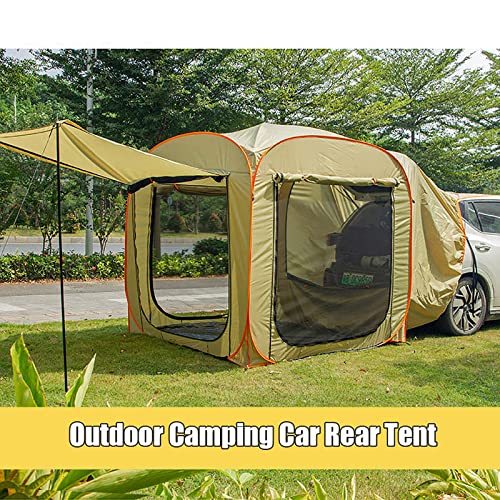 Carpa para maletero SUV con toldo extensible amarilla miniatura 2