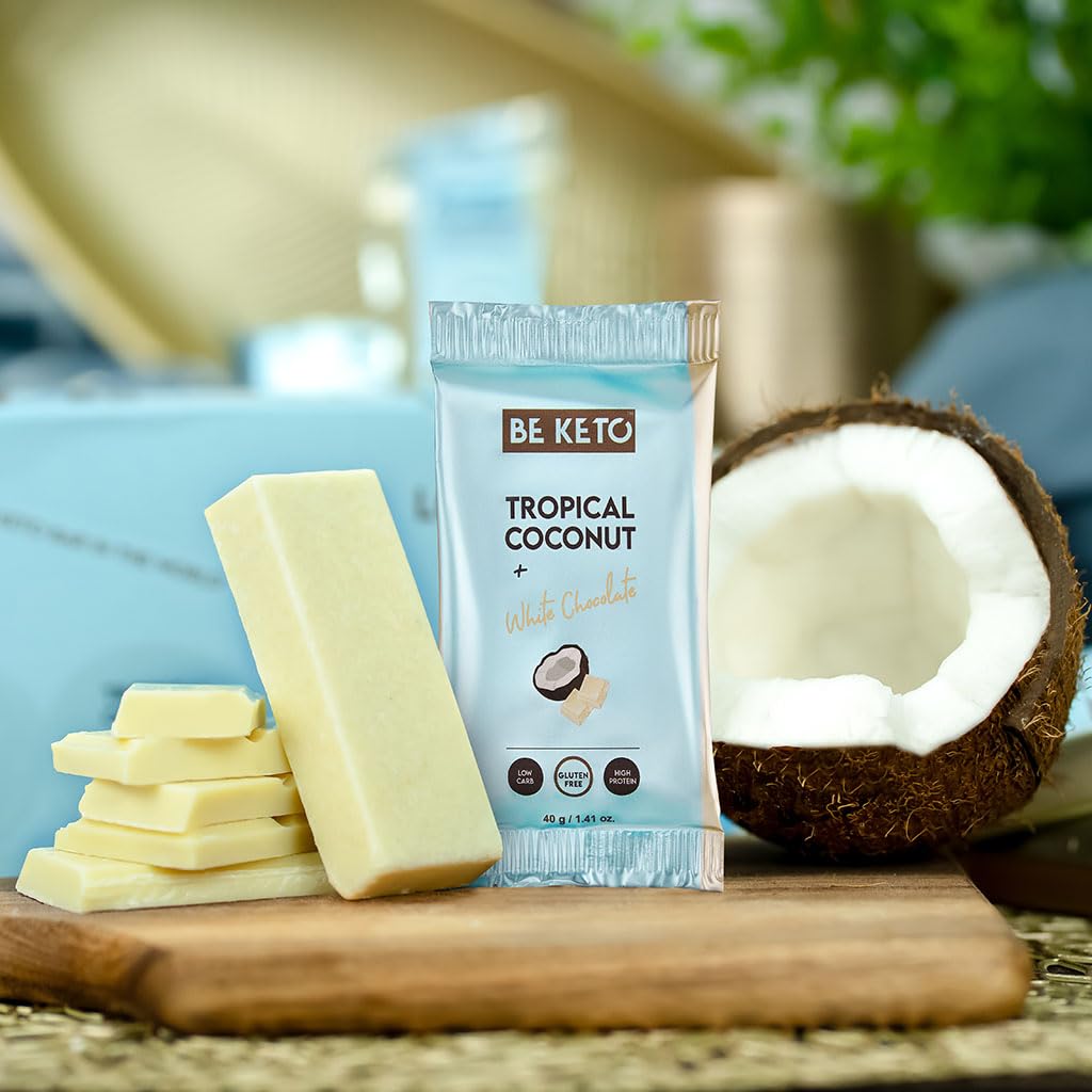 Barretta Keto - Cocco e cioccolato bianco 40g