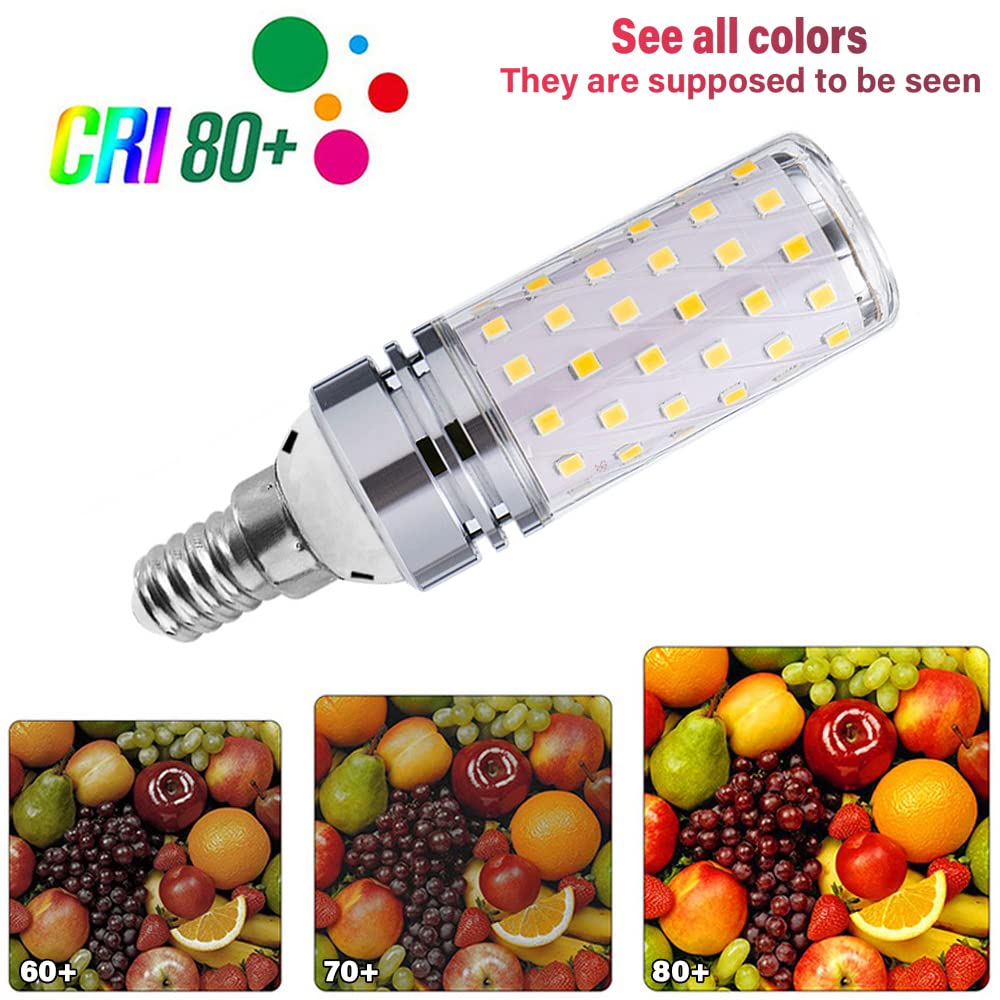 RYTM (Confezione da 10) Lampadine a LED, Lampadina a mais con base E14, Lampadine a LED Edison 16W 1100LM 160 Watt equivalenti, 3000K 4000K 6000K Non dimmerabile CA 85 V ~ 265 V