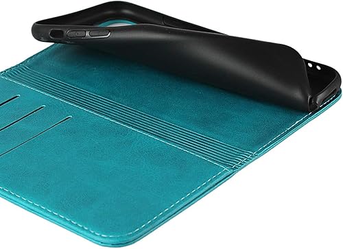 Miniatura 4 de Cavor Funda para iPhone 11 Pro Max, funda de cuero tipo cartera ranura para tarjeta imán integrado a prueba de golpes para Apple iPhone 11 Pro Max,