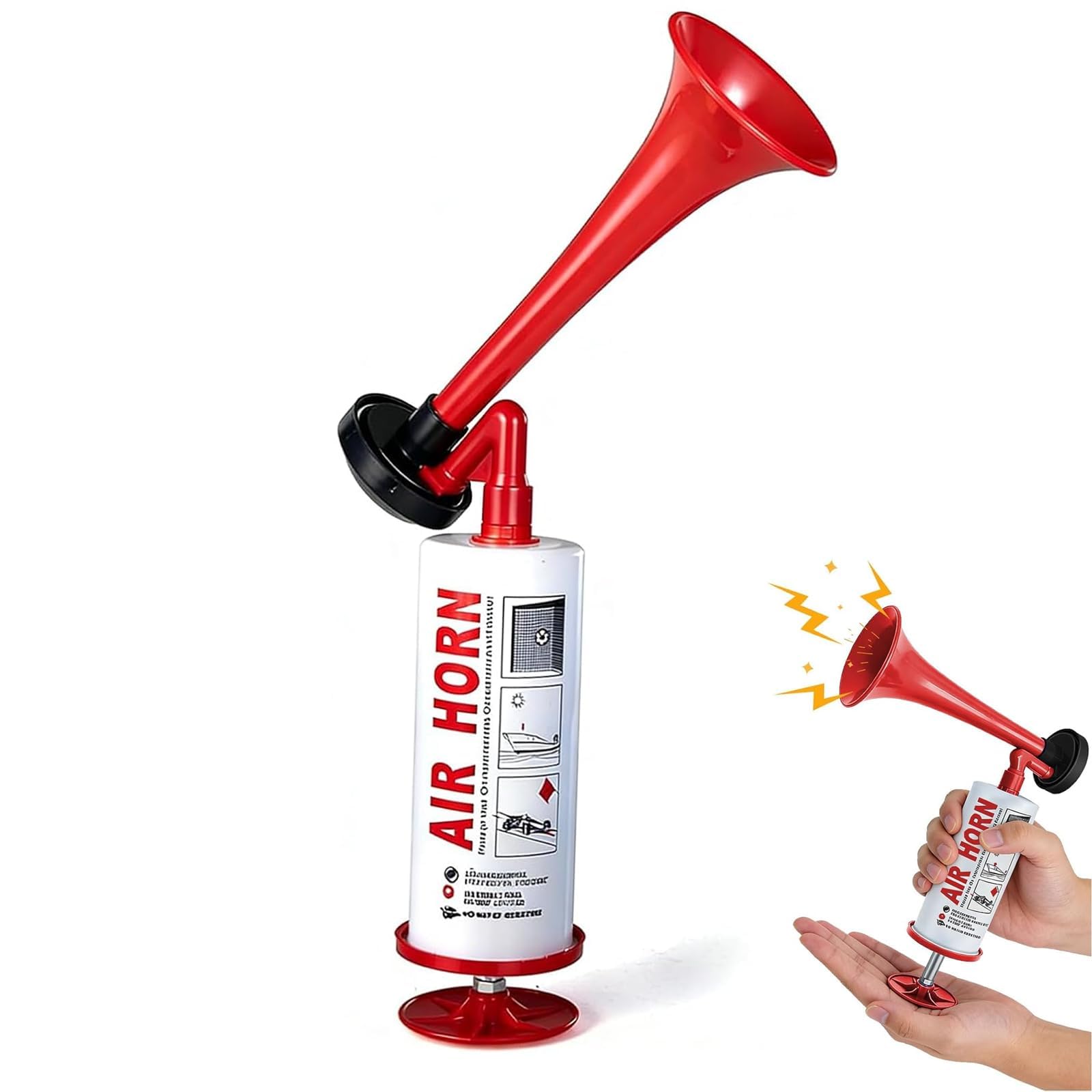 Air Horn, Handheld Air Horn for Sporting Events and Emergency Situations,with Loud Sound Output