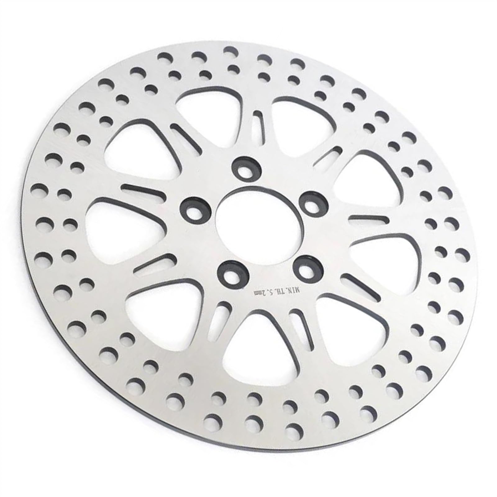 Accesorios de Freno Rotor De Disco De Freno Trasero De Motocicleta para Harley para Davidson FXCW 1584 Rocker Softail 2008 2009 2010(Grey)