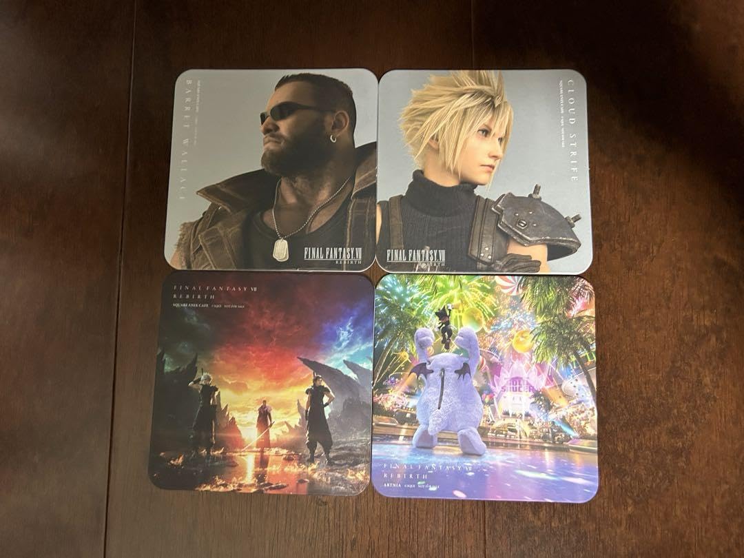 Amazon.co.jp: FF7 リバース コースター4枚セット クラウド他 X 