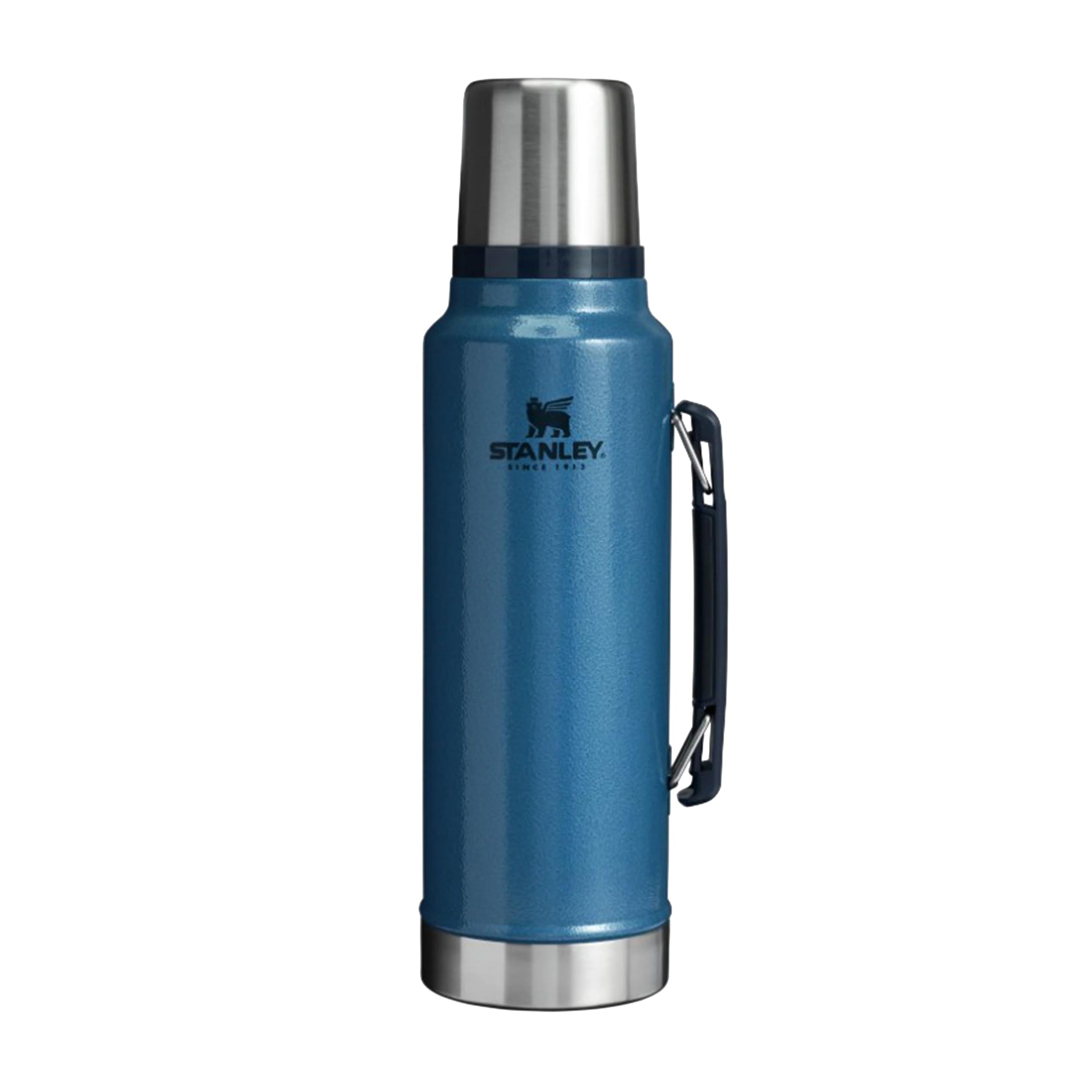 Stanley 1913 Classic Legendary Thermos 1.4L - Hammertone Lake | Mantiene La Temperatura 40 Ore (Caldo/Freddo) - Borraccia Termica - Senza BPA - Acciaio Inox - Termos