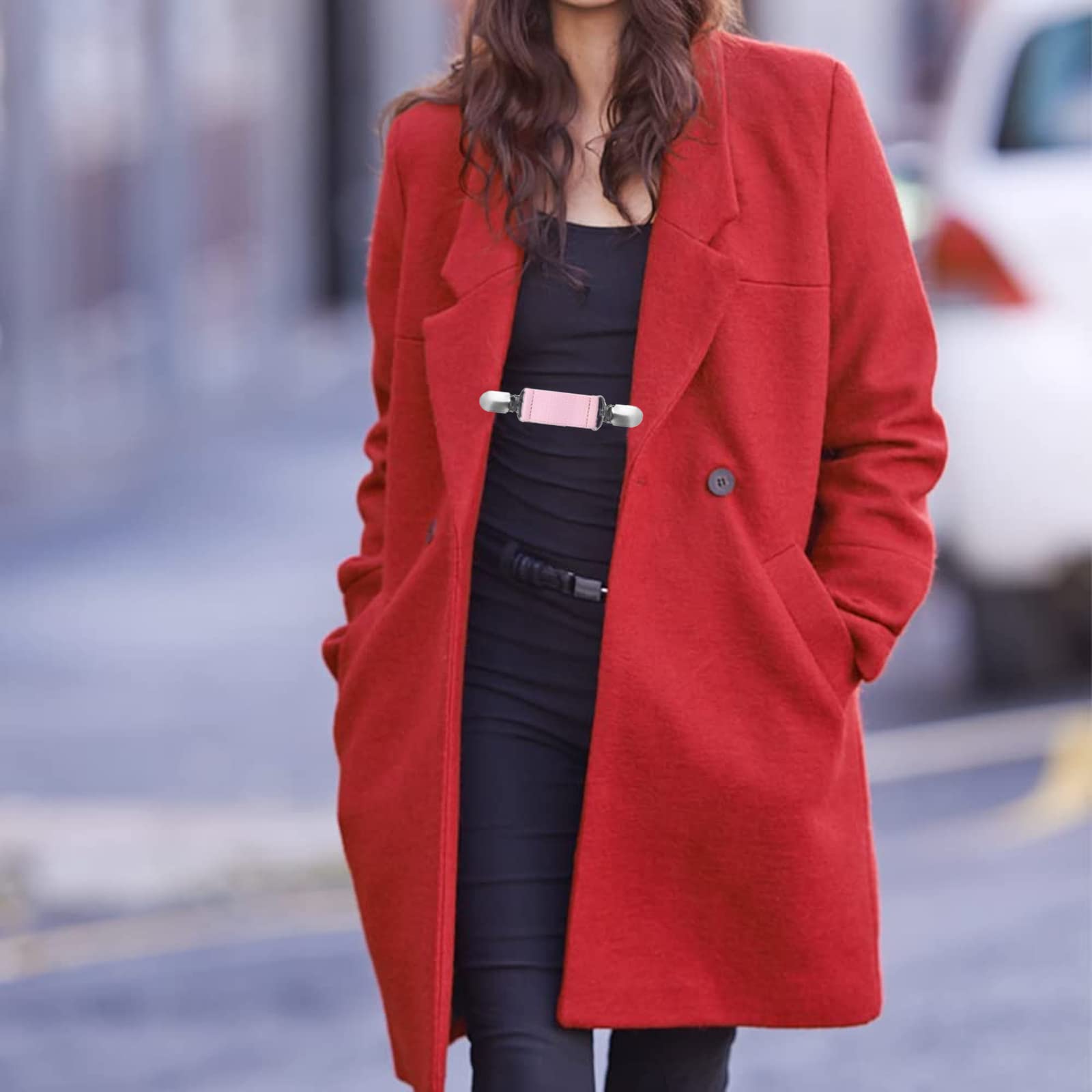 4 Clip Elastiche Per Cardigan E Vestiti - Ferma Maglioni, Camicie E Scialli