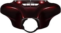 Vista 14 de Cubierta del velocímetro Carcasa interior exterior de nido de abeja negro con efecto decolorado CROMO PERSONALIZADO Compatible con Harley Touring