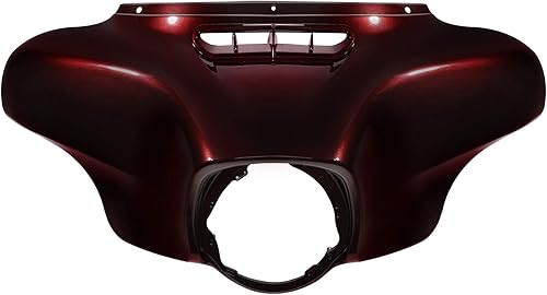 Trenzado cereza exterior murciélago carenado acento para Harley Touring Street Glide Special FLHXS Ultra Limited 2014-2023 Tri Glide Electra Glide