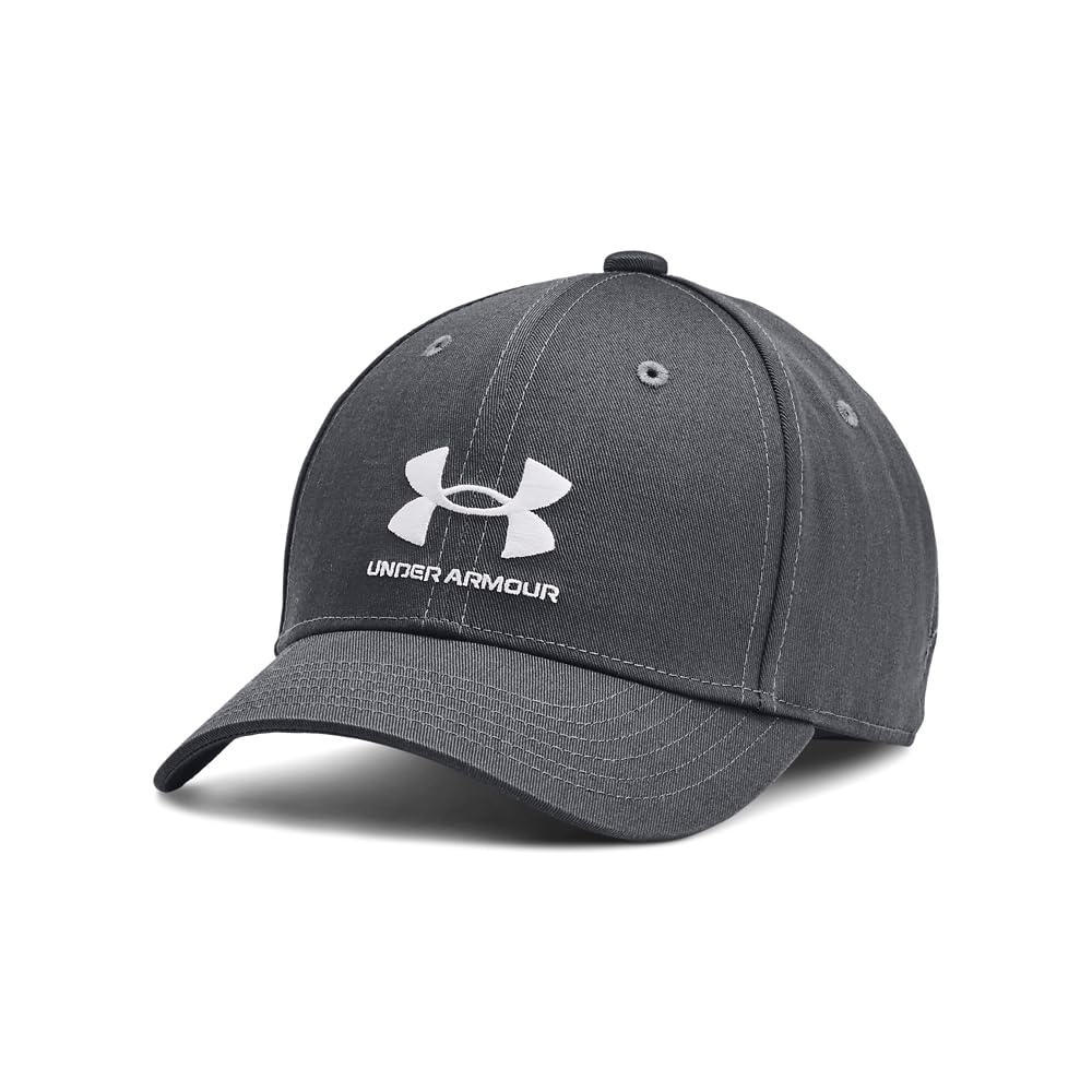 Under Armour Boys Grey Ua Branded Adjustable Cap 'S in Size Junior, Sports Direct
