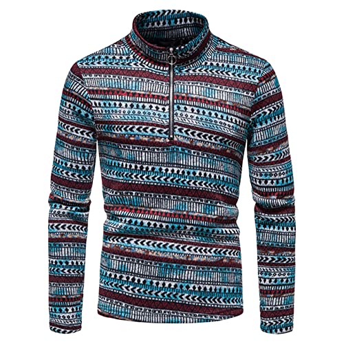 Pull col roulé zippé homme Kelsiop vêtement décontracté d'automne - 4