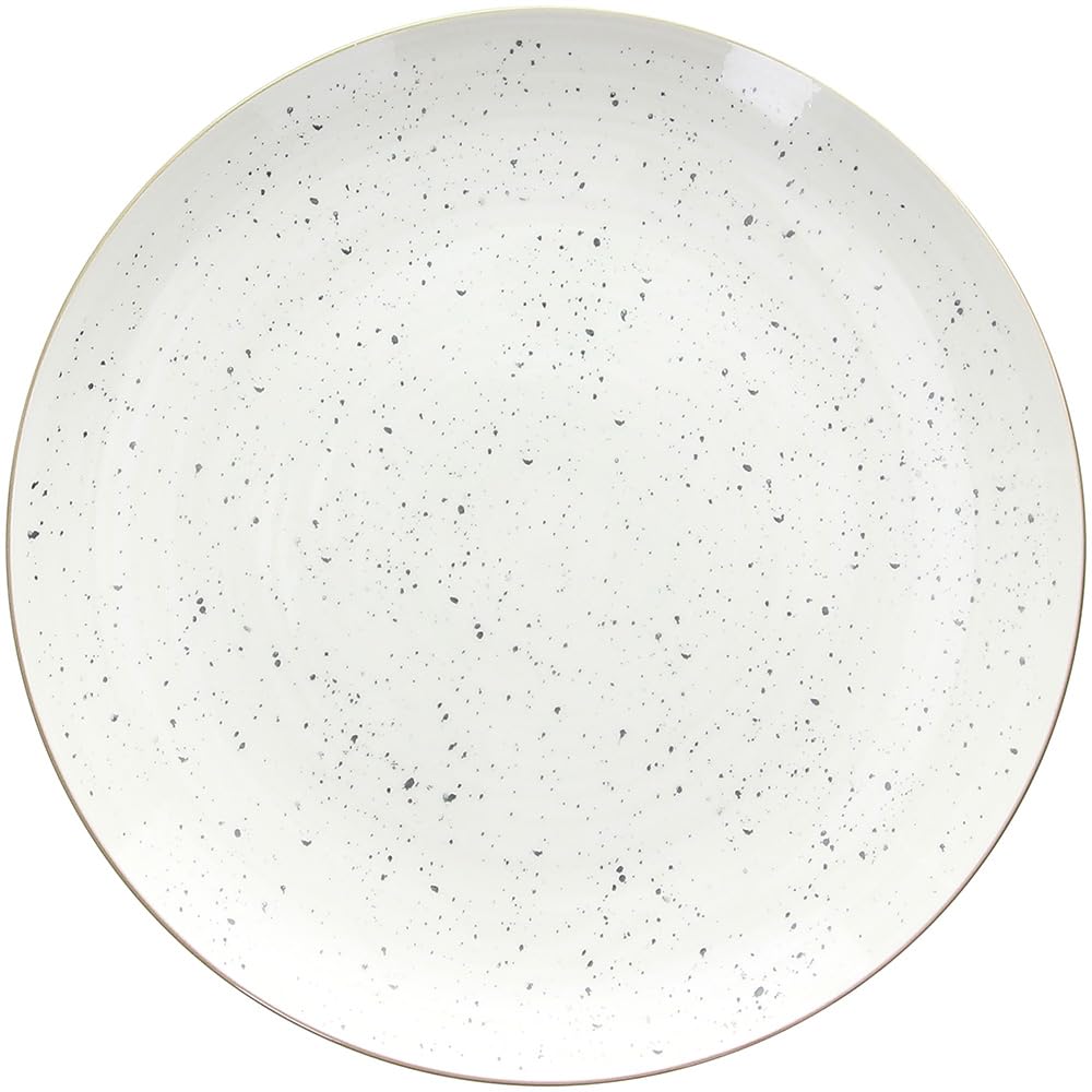 Tognana Pepper Bamboo, Service de vaisselle 18 pièces pour 6 personnes, Porcelaine, Blanc